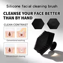 Escova de Limpeza Facial de Silicone